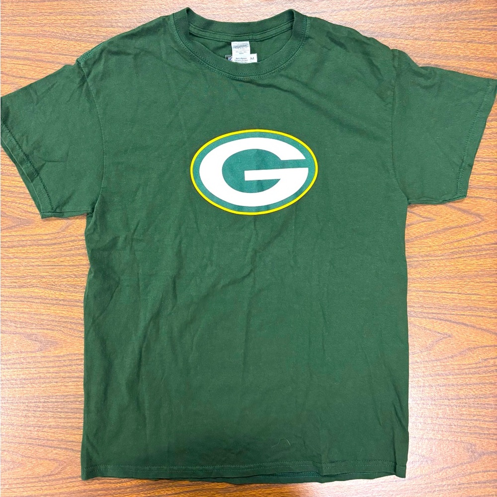 NFL Team Aparrel Green Bay Packers green and gold T-Shirt 💯cotton